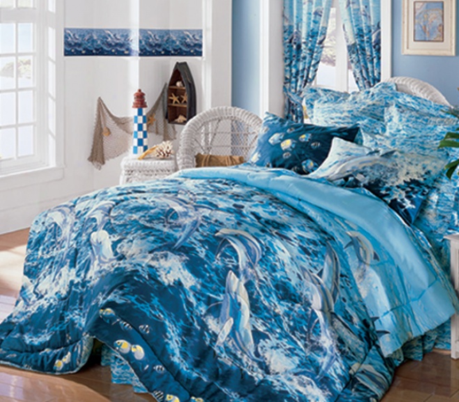 Dolphins Bedding Collection Paraclete Sets