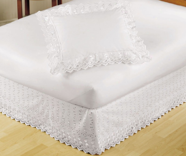 Eyelet Bed Skirts In 3 Lengths 14