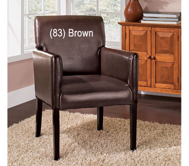 Faux Leather Chair