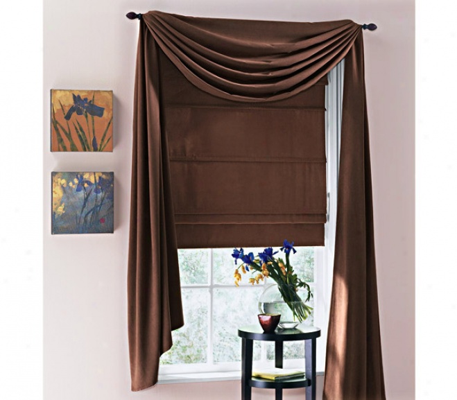 Faux Suede Roman Shades & Valances