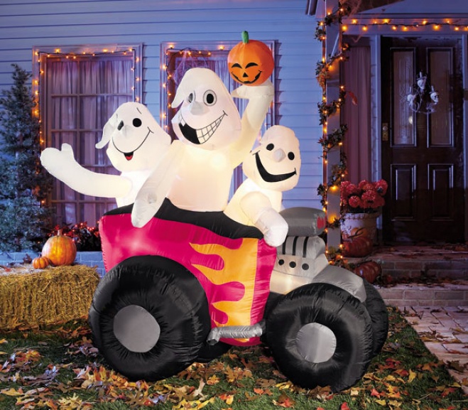 Hot Rod Trio Lawn Inflatable