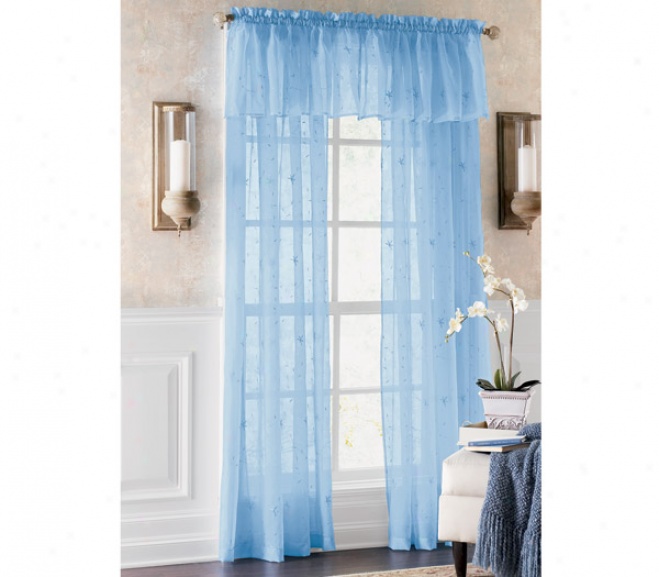 Katelyn Embroidered Sheer Panels