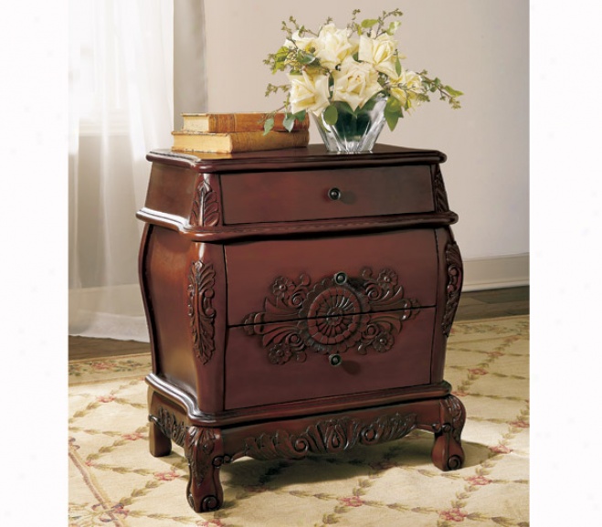 Lexington Collection Hand-carved Bombe Chest