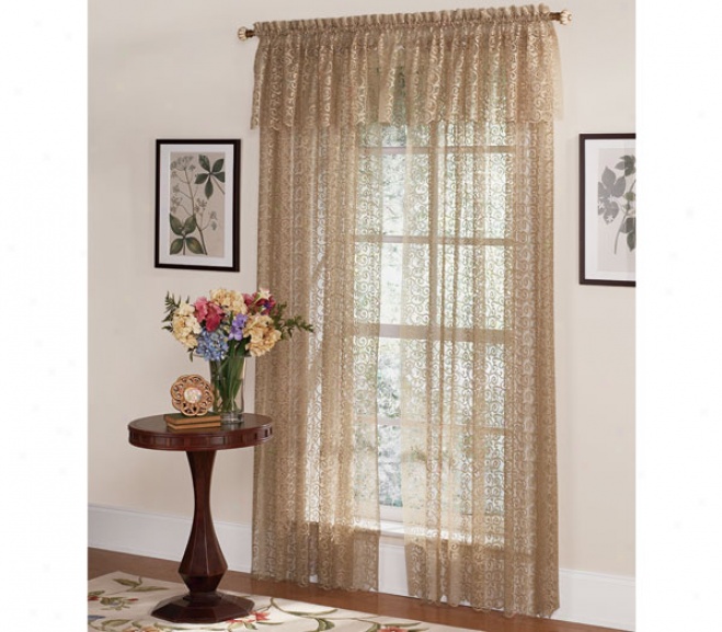 Madeline Macrame-style Panels Rod Pocket Panels