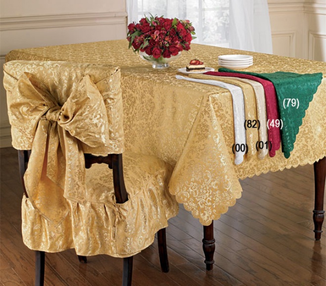 Majestic Damask Tablecloth