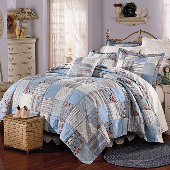 Margaret Handmade Cotton Quilts With Shams Quilt With Sham