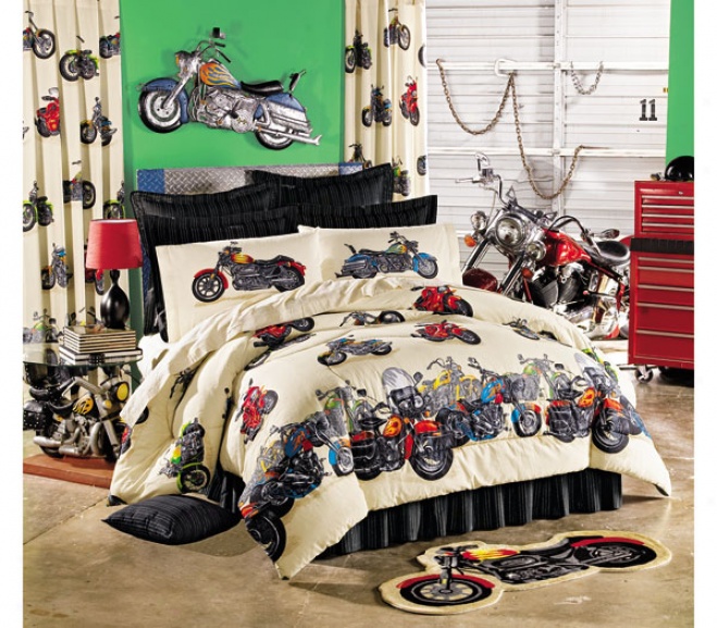 Motorcycles Comforter Sets