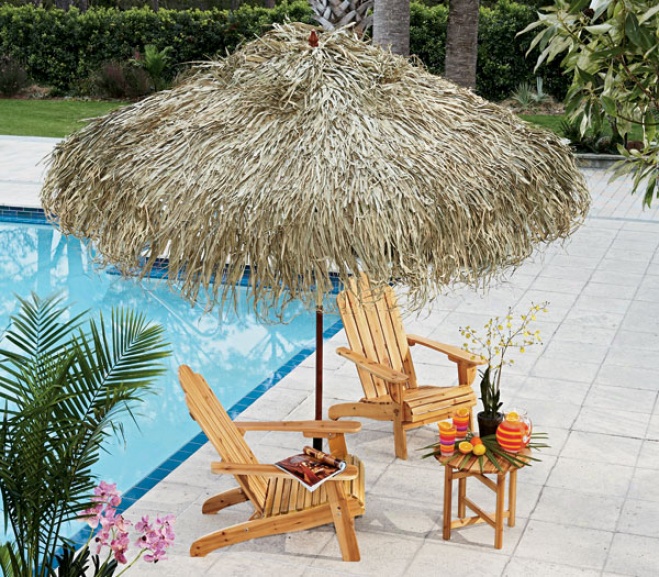 Palm Leaf Umbrella Cover