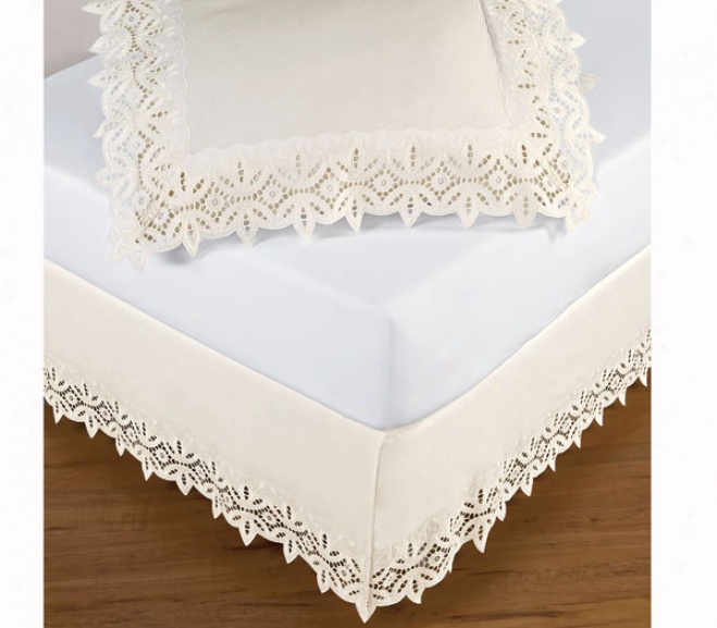 Princess Cutwork Bed Skirts And Shams 14