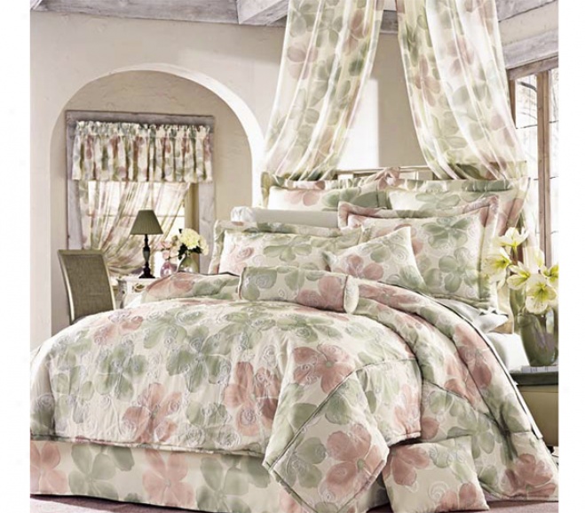 Sheer Flower Comforter