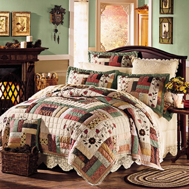 Winter Behave Cotton Quilt With Shams Quilt With Shams