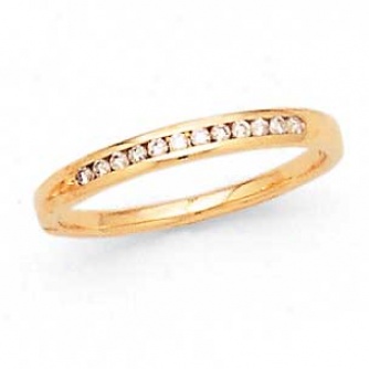 14ky Machine Offer for sale Round Diamond Band