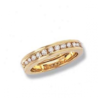 14ky Round Diamond Band