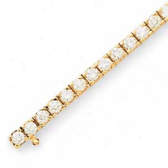 14ky Round Brilliant Bracelet