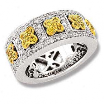 Couture Collection 18k Two-tone Fancy Band