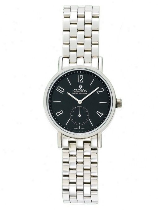Croton Reserve Black Dial Watch