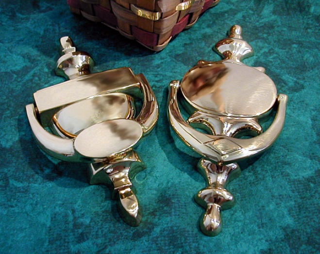Engraved Brass D0or Knocker