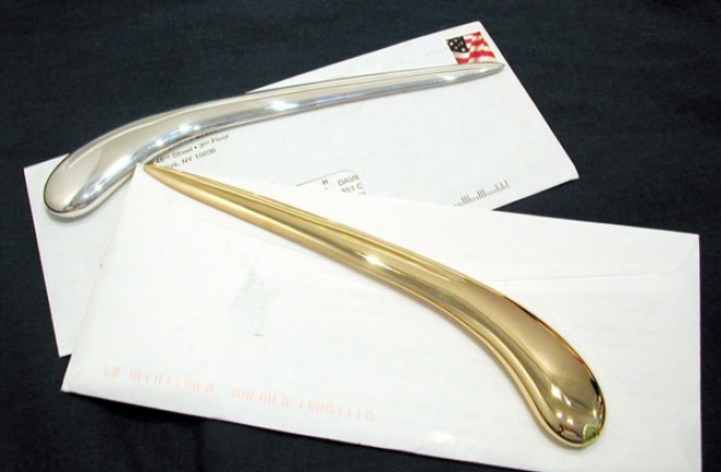 Engraved Silver Letter Opener Or Gold Letter Opener