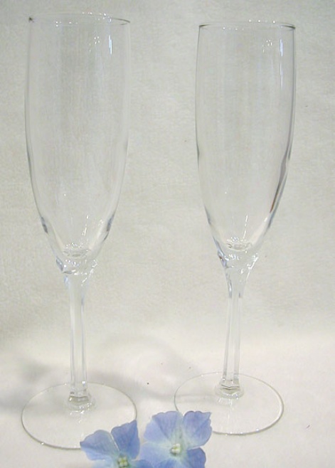 Engravef Wedding Champagne Flutes