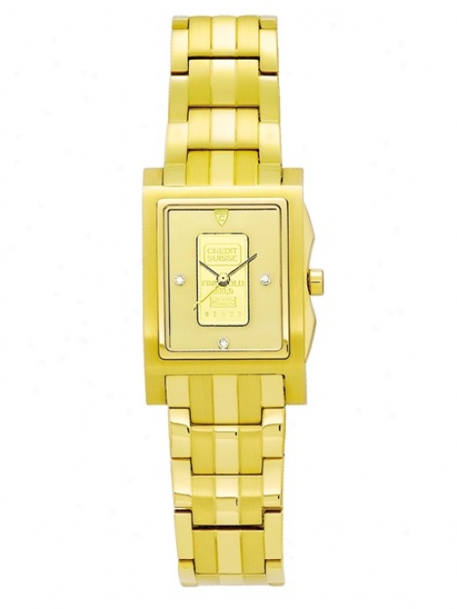 Men's Croton Reserve Gold Ingot Watch
