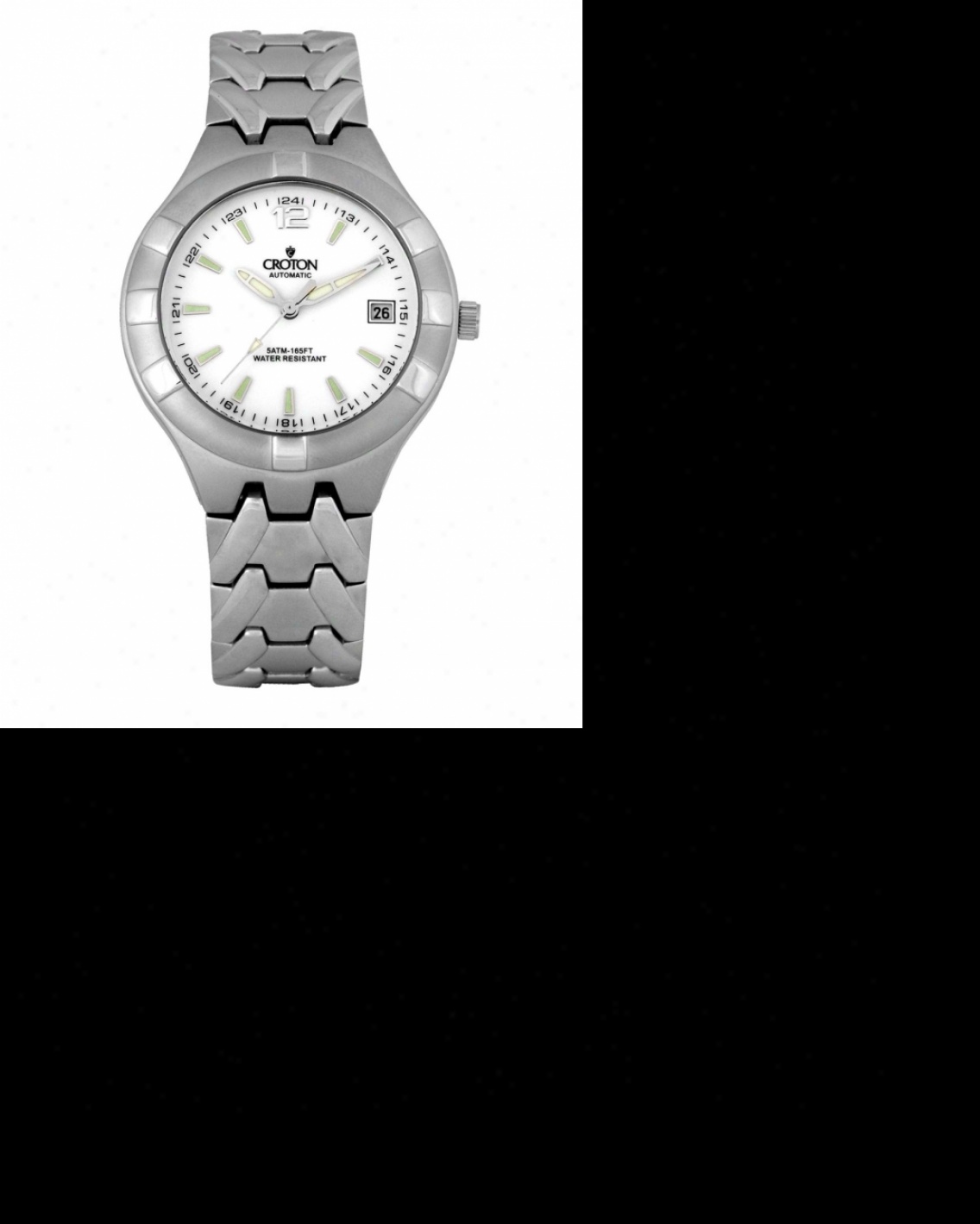 Men's Fancy Stainless Steel Croton Reserve Watch