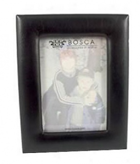 Bosca Leather Picture Frames 5x7 Glass Picture Invent #762-xxx