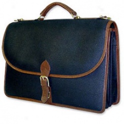 Jack Geortes Flap Over Briefcases Nevada Triple Gusset Flapover With Open Hinder part Pocket #jg5417