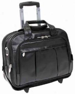 Mcklein R Series Detachable Wheeled Computer Case - Leather #80715