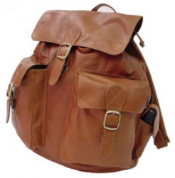 Piel Backpacks Large Buckld Flap Backpack #pie9727