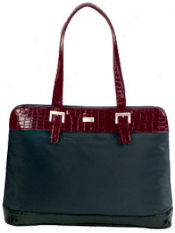 Us Luggage Computer Cases Women's Croc Trim Tote #pm80