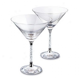 Crystalline Cocktail Glasses (set Of 2)
