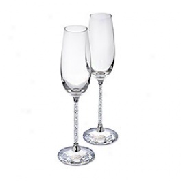 Crystalline Toasting Fluges (set Of 2)