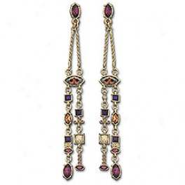 Dynasty Long Pierced Earrings