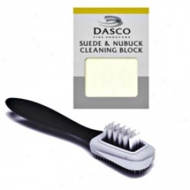 5617 + 5651 Nylon Multi-application Suede Brush With Suede Cleaning Block