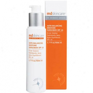 Md Skincare Auto-balancing Moisture Sunscreen Spf 10