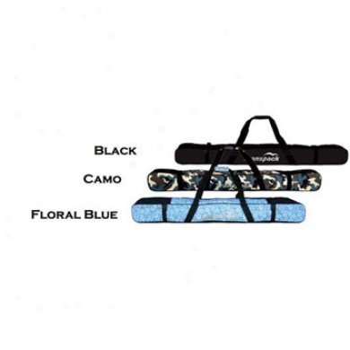 142cm Single Ski Bag Floral/black