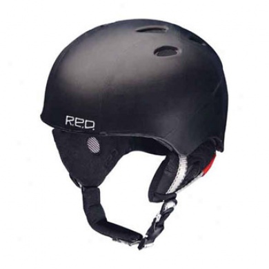 Burton R.e.d Hi-fi Snowboard Helmet Bk Leather Lrg