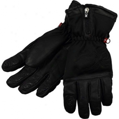 Mens Crucial Glove Black/black Small