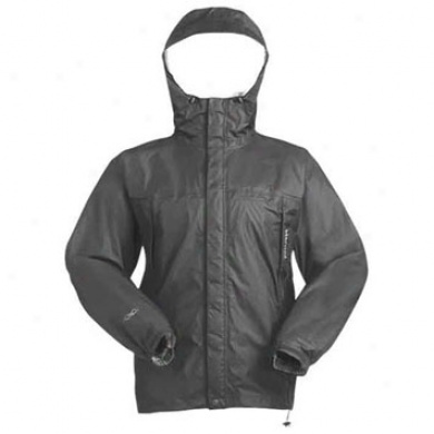 Men's Precip Rain Jacket/shell Black Small