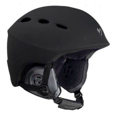 Mn's Vortex Helmet Black Matte Medium