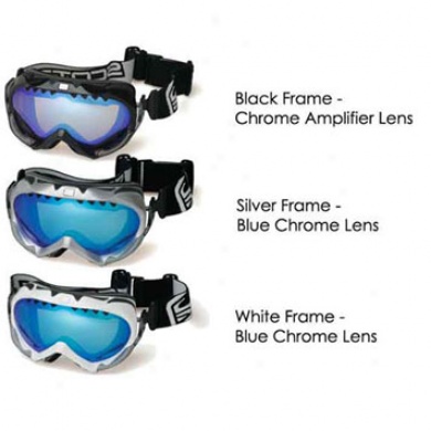 Ransom Goggle Extenuate White/chrome Amp Lens