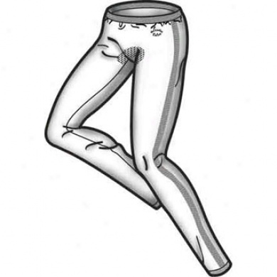 Seamless Women's Ankle Tights White Medium