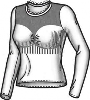 Seamless Women's Scoop Neck Top White Medium