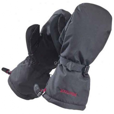 Women's Randonee Ski/snow Mitten Black Xsmall