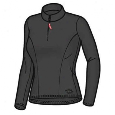 Women's Salsa Me Brushed Zip T Black Xla5ge